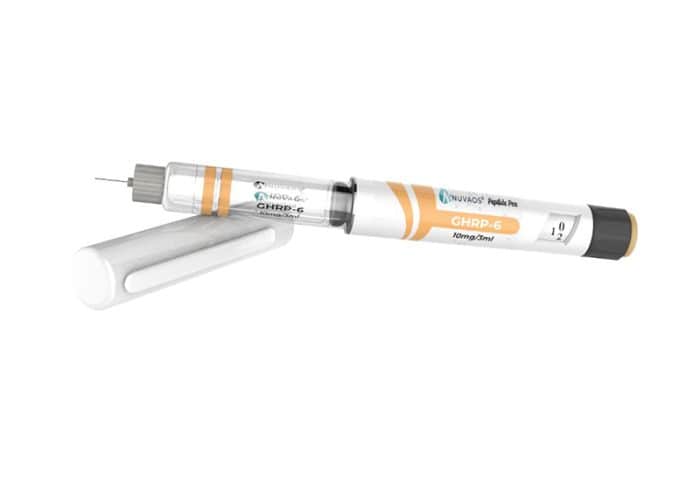 GHRP-6 Pre Mixed Peptide 10mg 3ml 1 Pen Box Injectables - Image 2