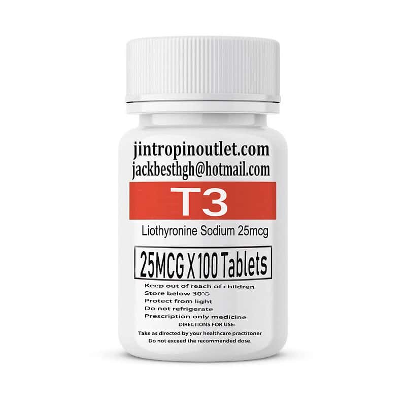 T3 Liothyronine sodium Oral 50mcg 100 tablets -BN CASE T3