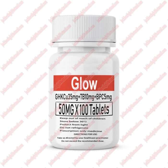 Glow(GHKCu35mg+TB10mg+BPC5mg) 50mg*10vials*1 kits